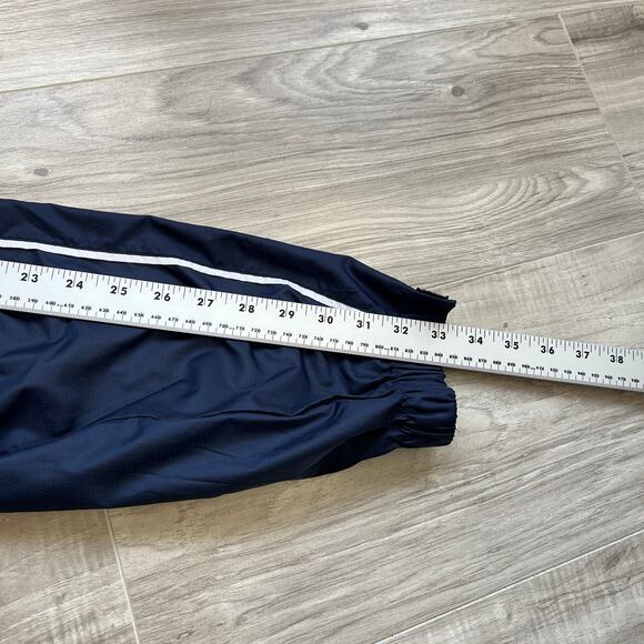 XGrain Jacket Mens Blue Windbreaker Eagle Football Embroidered Quarter Zip L - Picture 5 of 15